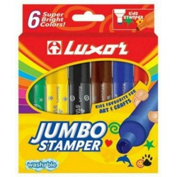 Μαρκαδόροι luxor Stamper 6 τεμ Μαρκαδόροι luxor Stamper 6 τεμ